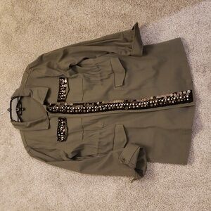 Olvie Green Jacket